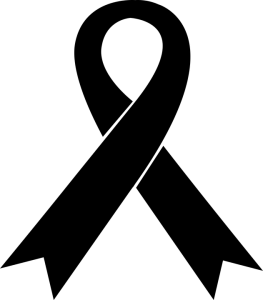 skin cancer ribbon