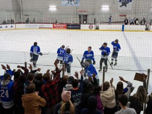 power play on cancer hockey